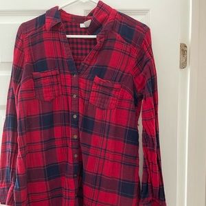 Motherhood maternity long sleeve shirt